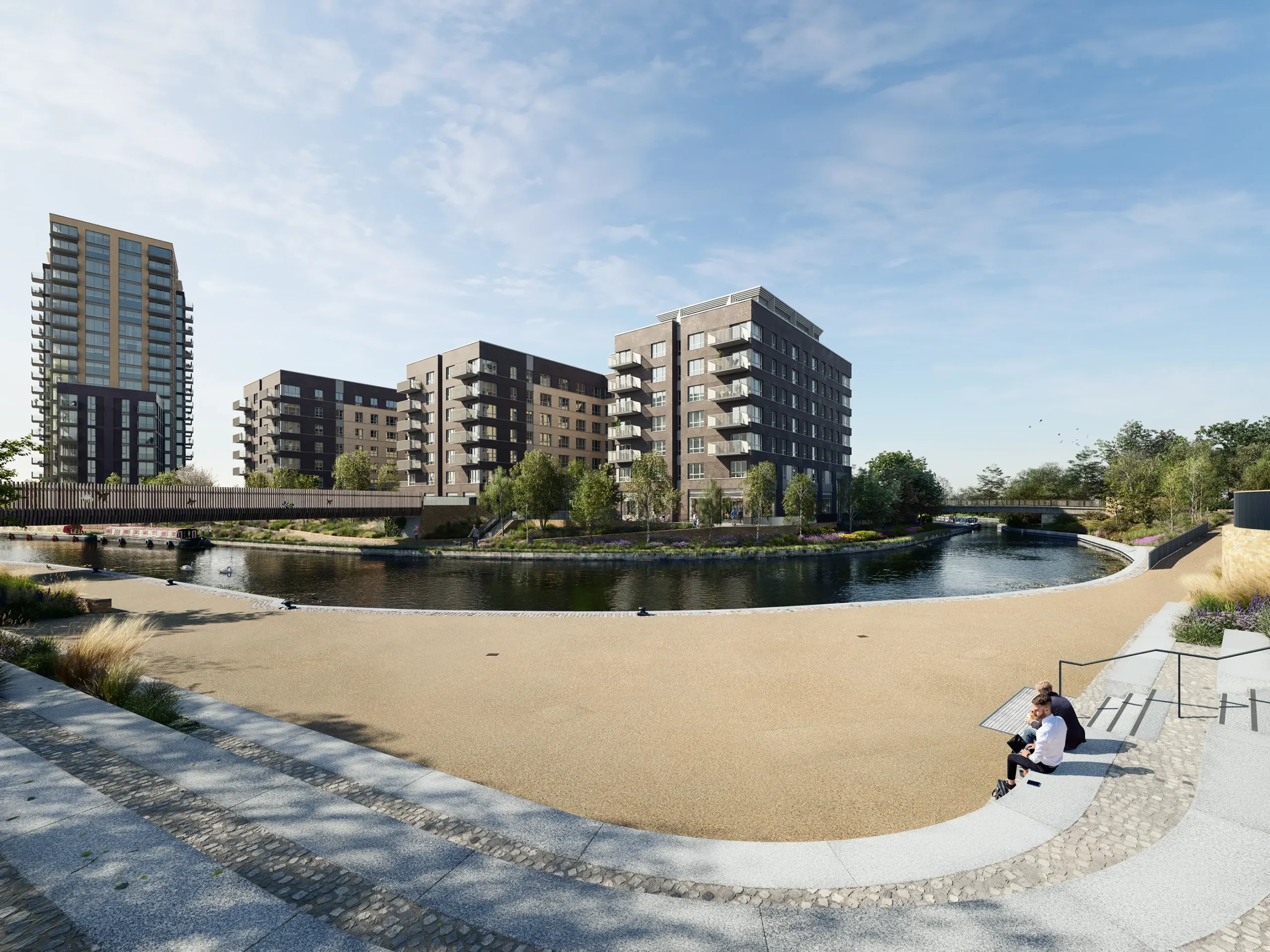 3d renderings of Residental complex in London