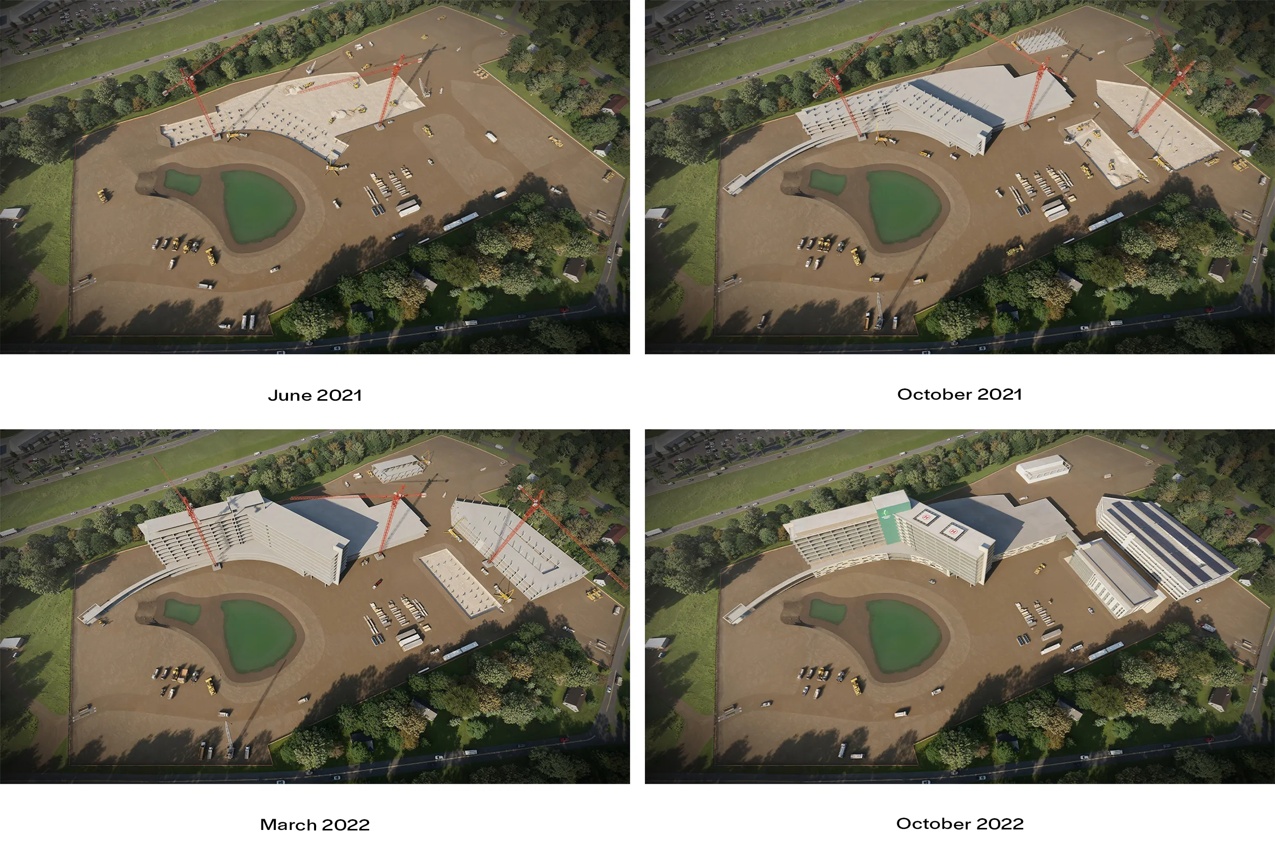 3d rendering services of the construction stages